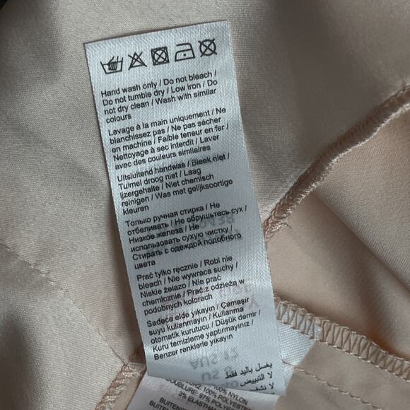 London Dress Co Francis Womens 8 Nude/Peach Lace Tulle Balletcore Coquette Busti - Picture 8 of 9